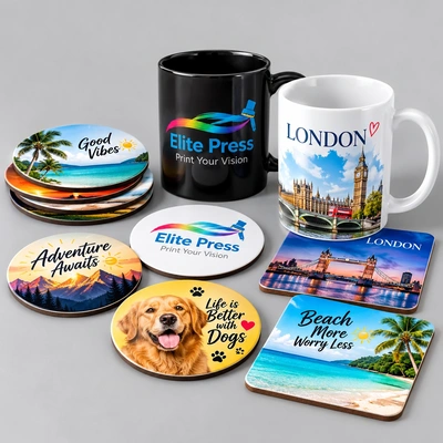  Custom Printed Coasters