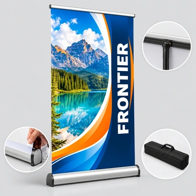  Frontier Roll - Up Banner Display