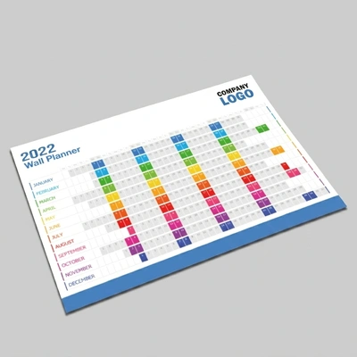  Folded Wall Planner Extra