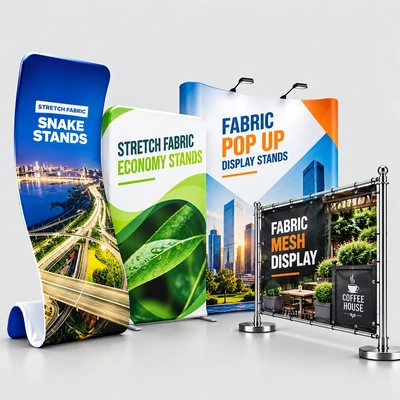  Fabric Display Showcase