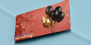 Image of fabric banners printing service in London