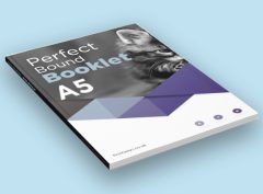 Image of A5 perfect bound books with cover
