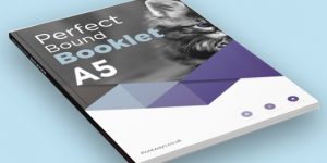 Image of A5 perfect bound books with cover