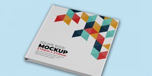 Image of Square Perfect Bound Books (210 x 210mm) with cover.