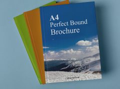 Image of A4-Perfect-Bound-Brochure with cover