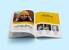 Image of an A4 stapled brochure is one of the most popular and versatile formats for businesses