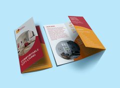 Image of An A4 folded brochure is a highly effective and versatile tool for communicating information in a compact and professional format.