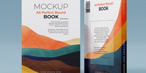 Image of A5 perfect bound brochures with cover