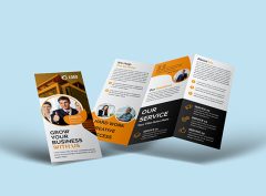 Image of an A5 folded brochure is a practical and effective tool for presenting information in a compact, portable, and visually appealing format.