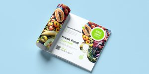 Image of Square Perfect Bound Brochures 210x210mm is a premium and highly sophisticated brochure format