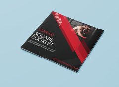 Image of the Square Stapled Booklets, sized at 210x210mm