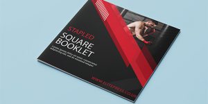 Image of the Square Stapled Booklets, sized at 210x210mm