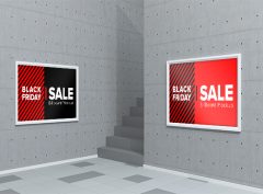 Bill Board Sign Mockup Template