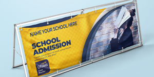 Image of Ofsted banners printing service in London